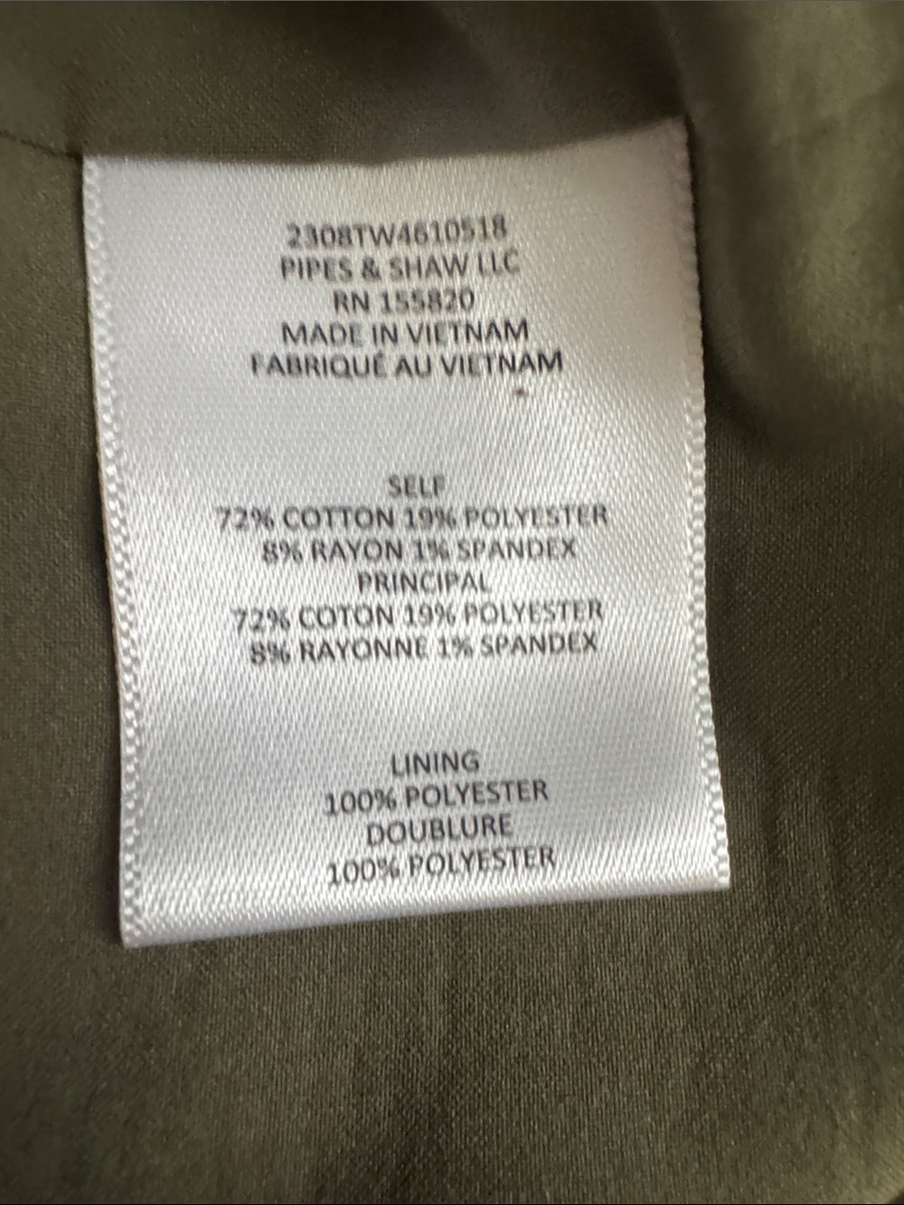 Veronica Beard Sonoma in Army & Loden Olive Military-Style Belted Jacket Size 6 - Picture 15 of 16
